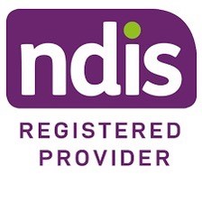 NDIS Registered Provider badge, ThriveWell Care Melbourne